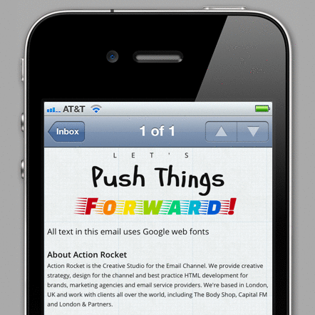 WEB FONTS IN EMAIL