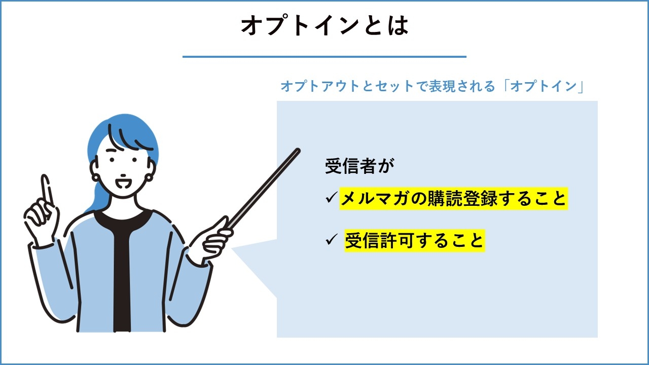 オプトインとは