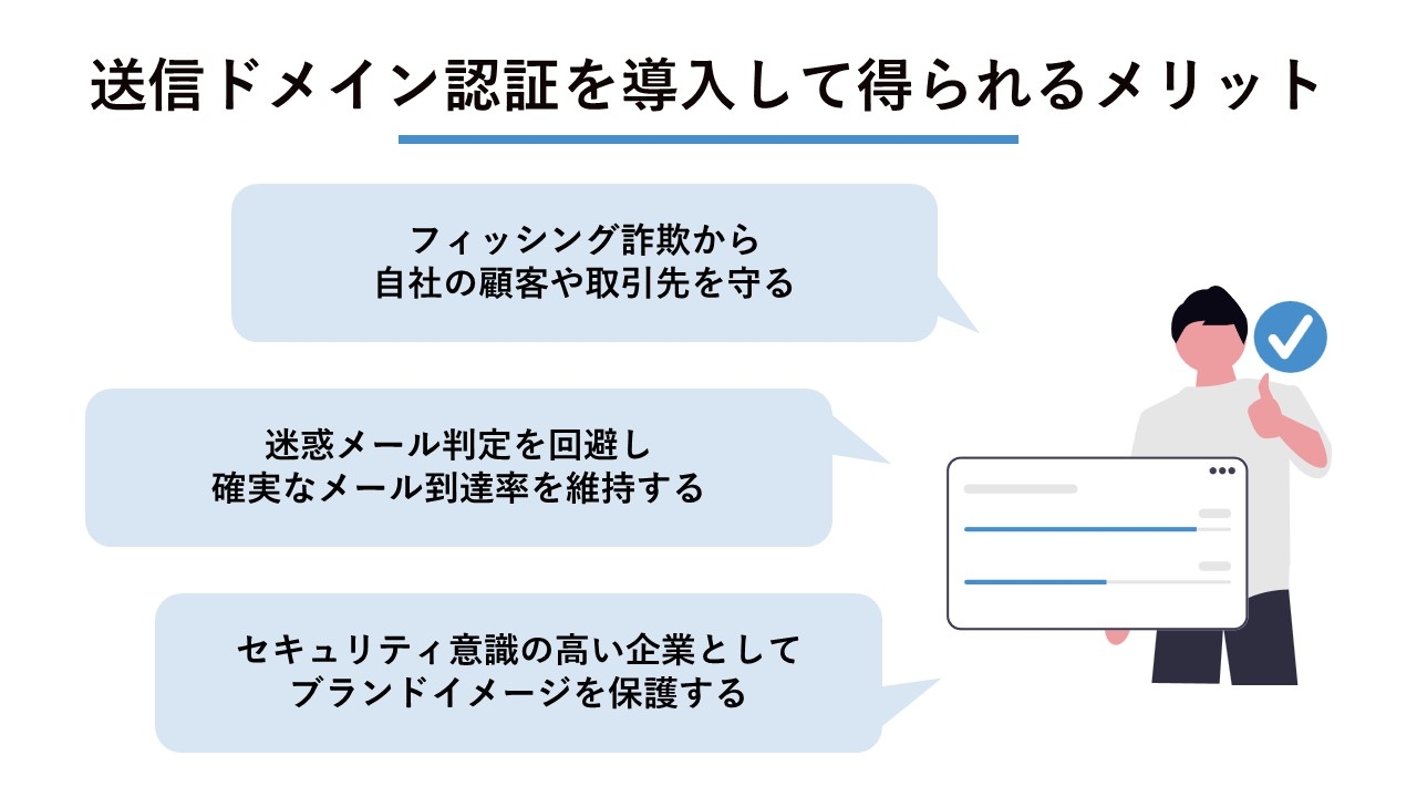送信ドメイン認証を導入して得られるメリット
