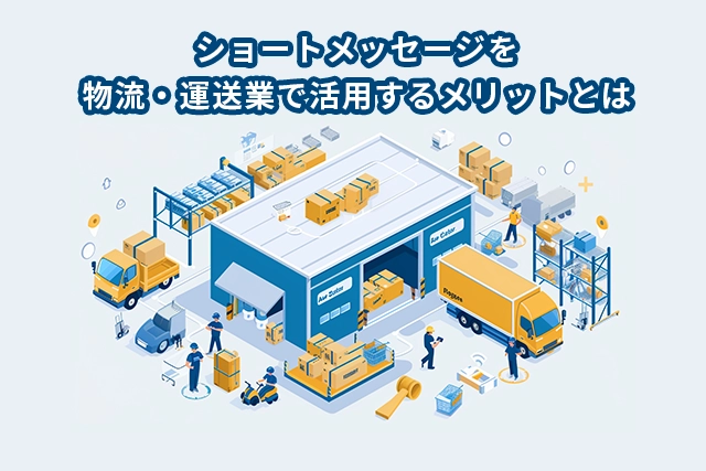物流・運送業でショートメッセージを活用するメリットとは？活用シーンも解説